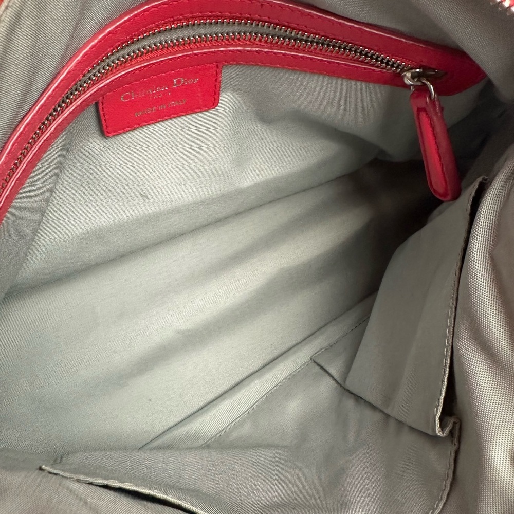 LADY DIOR Granville Cannage Satchel Bag Leather - Picture 9 of 13